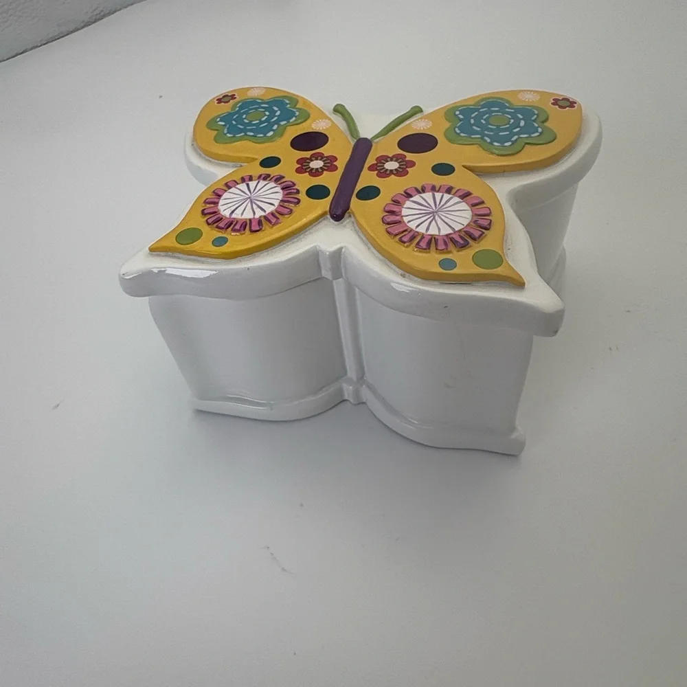 Colorful Butterfly Resin Box - Picture 3 of 9